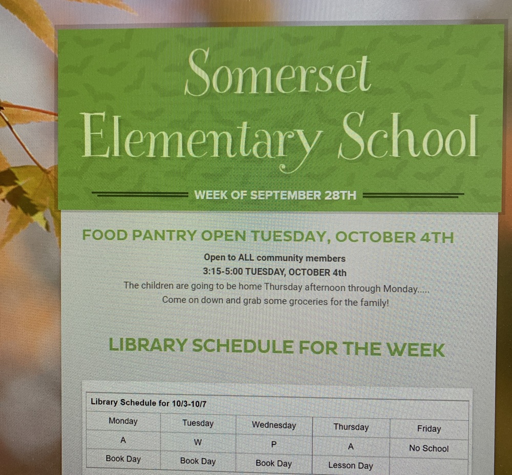 Somerset Elementary New, September 28th, 2022