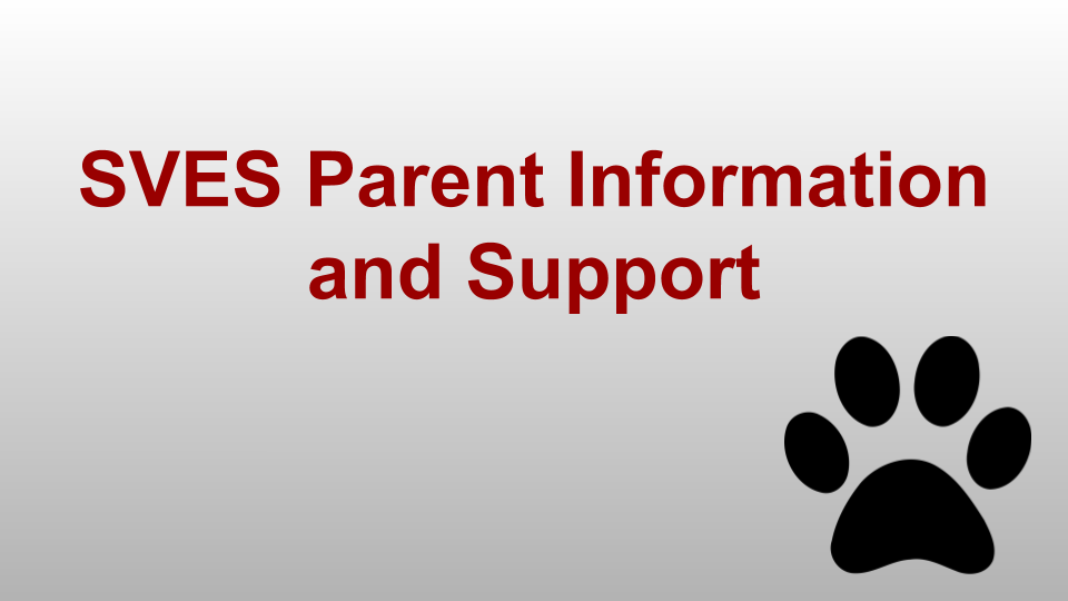 SVES Parent Information and Support During Remote Learning