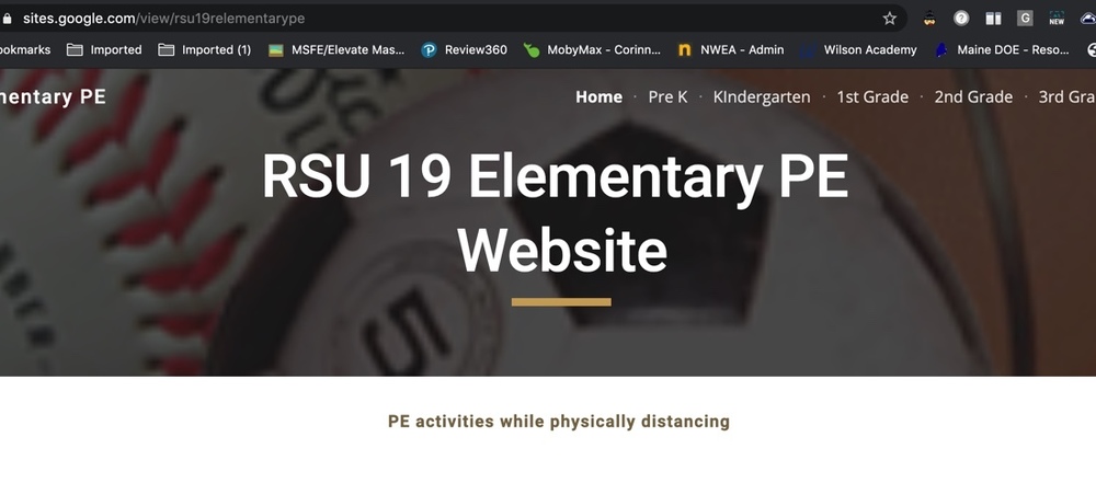 CHECK OUT THE NEW PE WEBSITE