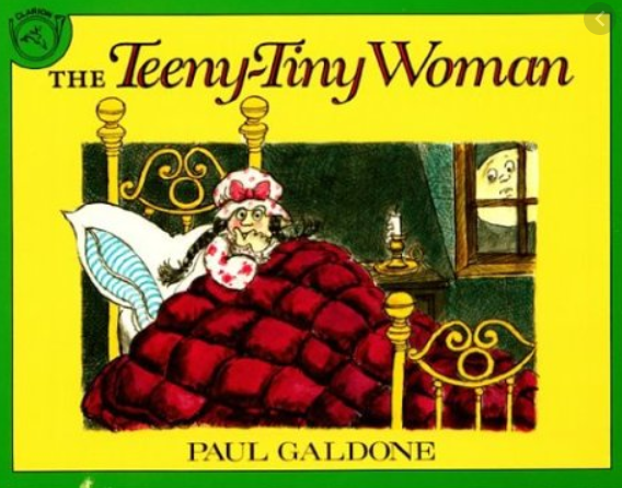 Mrs. Duhaime reading The Teeny Tiny Woman