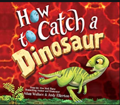 Mrs. Kissinger reading How to Catch a Dinosaur