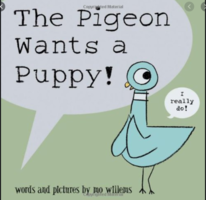 Mrs. Kemp reading The Pigeon Wants a Puppy!