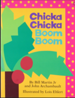 Mrs. Lang reading Chicka Chicka Boom Boom