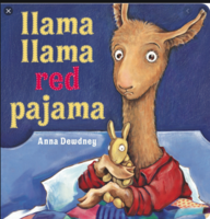 Ms. Rogers reading llama llama Red pajama